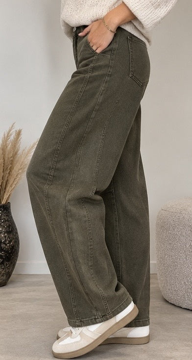Broek Nola – Kaki Balloon Fit Toxik