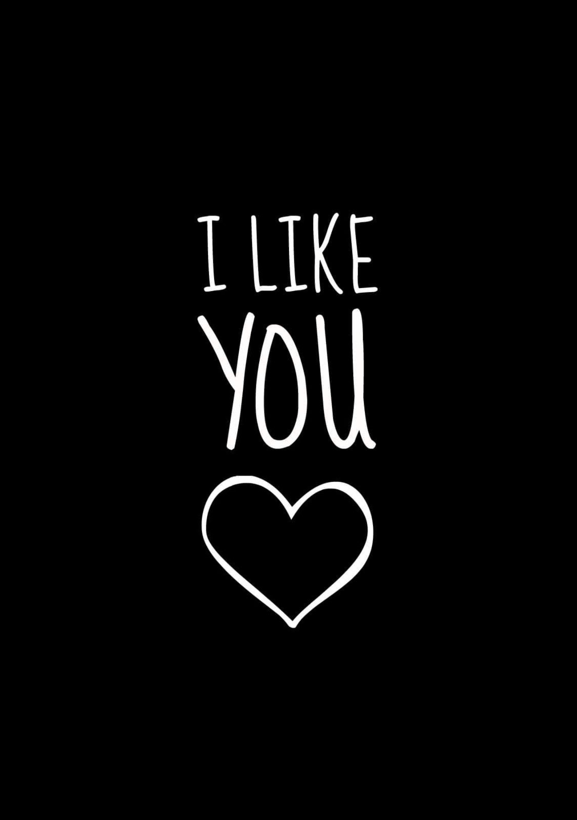 Wenskaart I like you