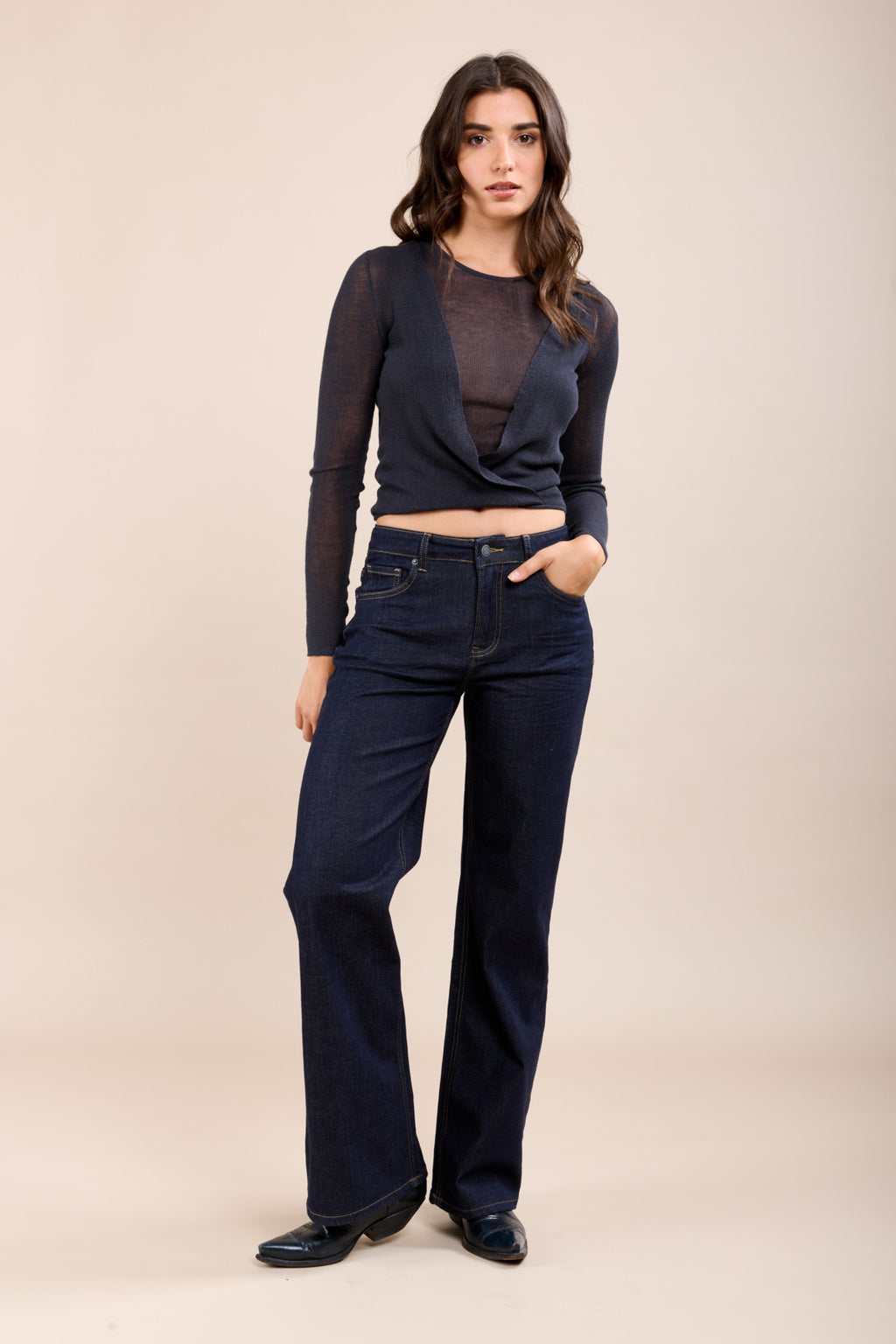 Jeans Toxik Camille – Low Waist Brut