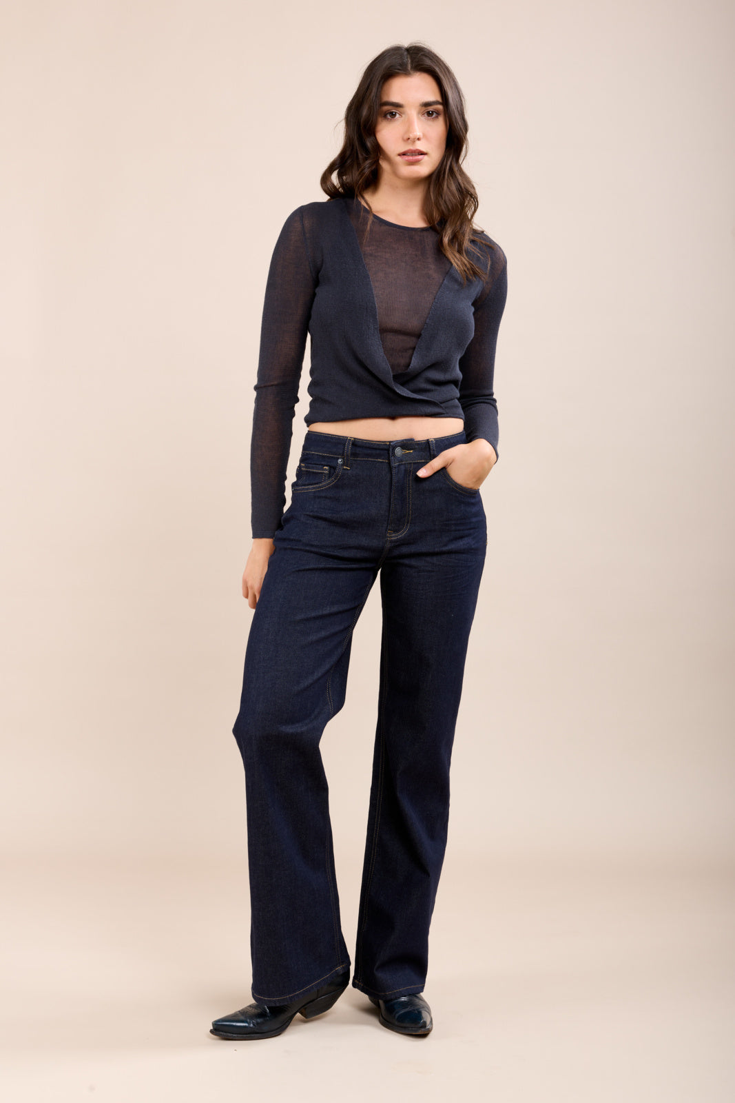Jeans Toxik Camille – Low Waist Brut
