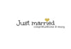 Wenskaart just married