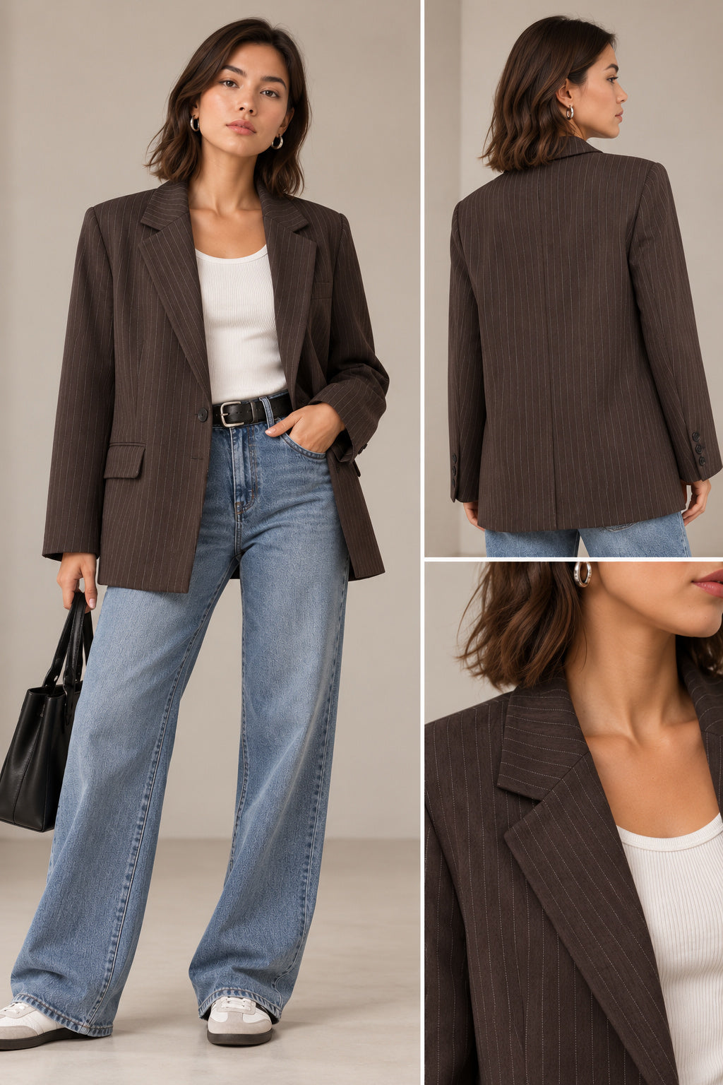 Blazer Noémie – bruin