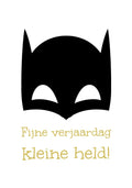 Wenskaart fijne verjaardag kleine held