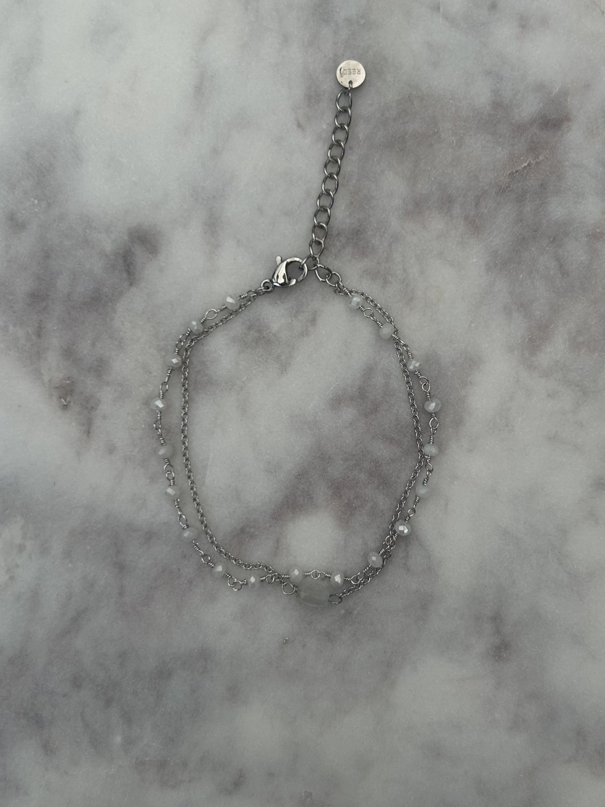 Armbandje Luna Double Silver Bracelet