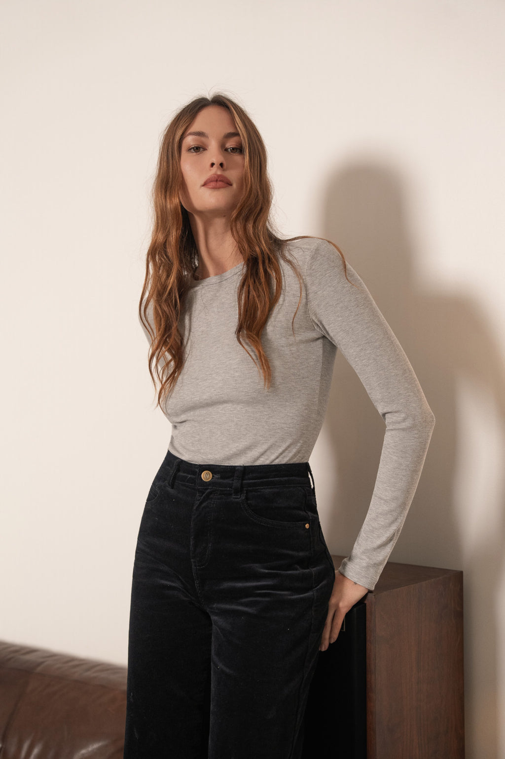 T shirt Olga grijs