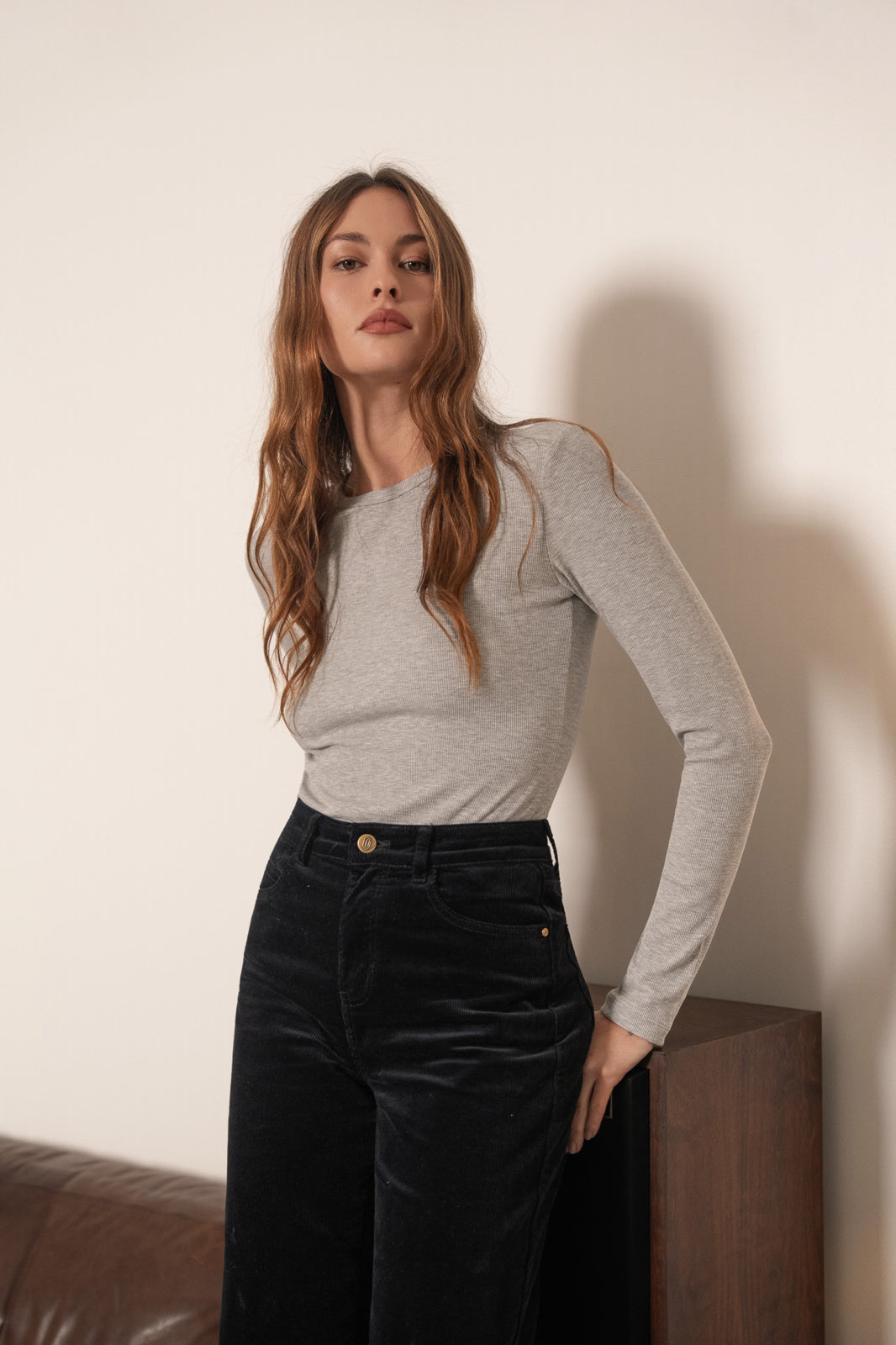 T shirt Olga grijs