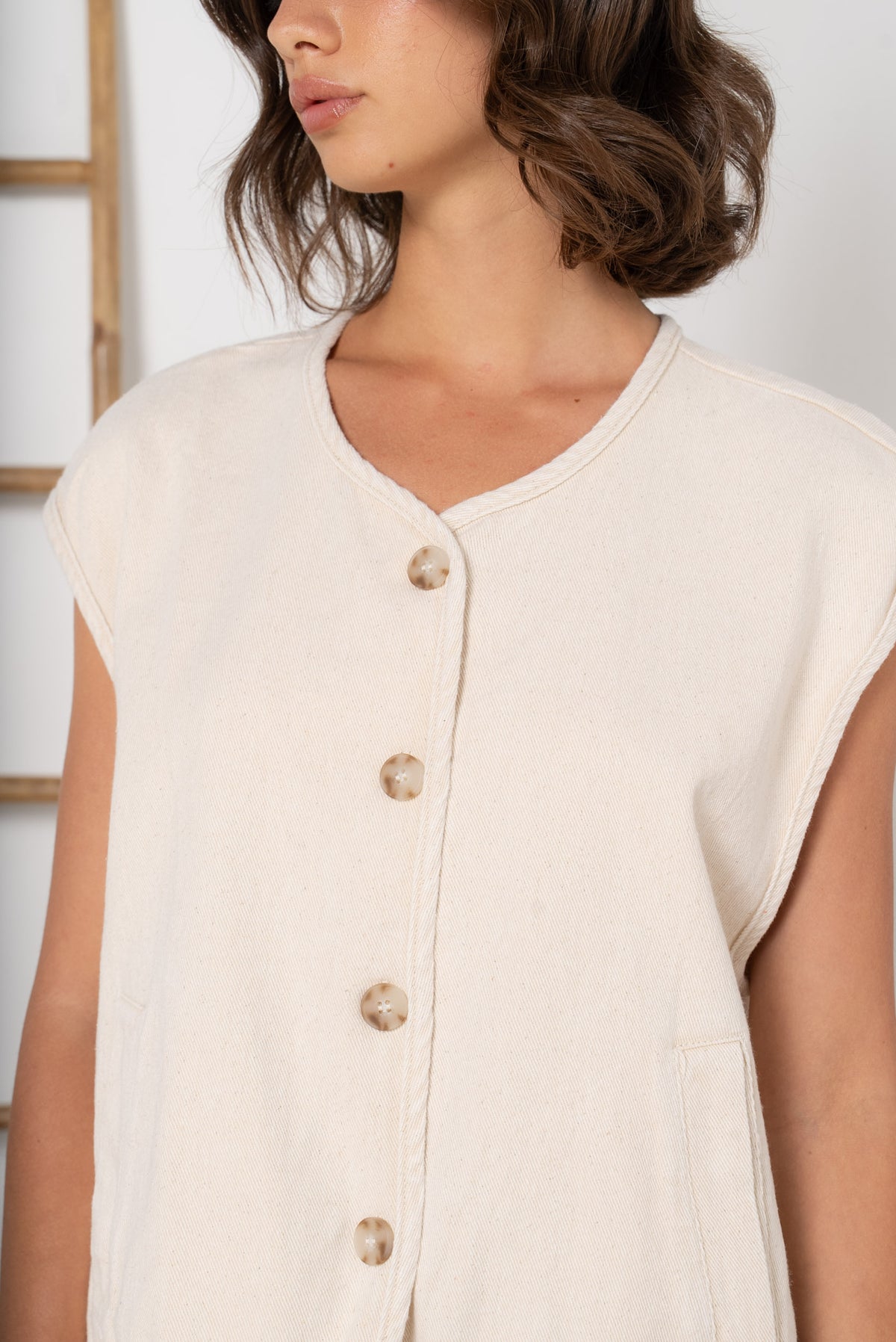 Gillet  Jeanne beige