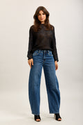 Jeans Toxik Billie baloon iets langer  donkerder