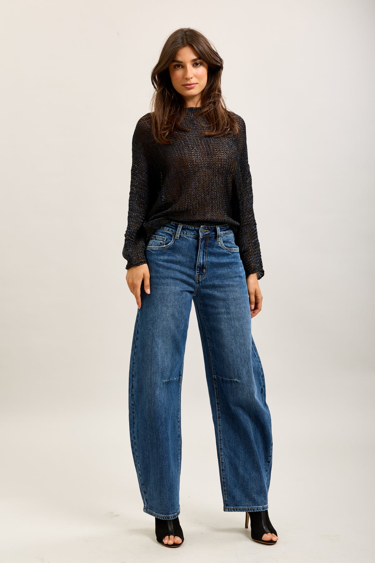 Jeans Toxik Billie baloon iets langer  donkerder