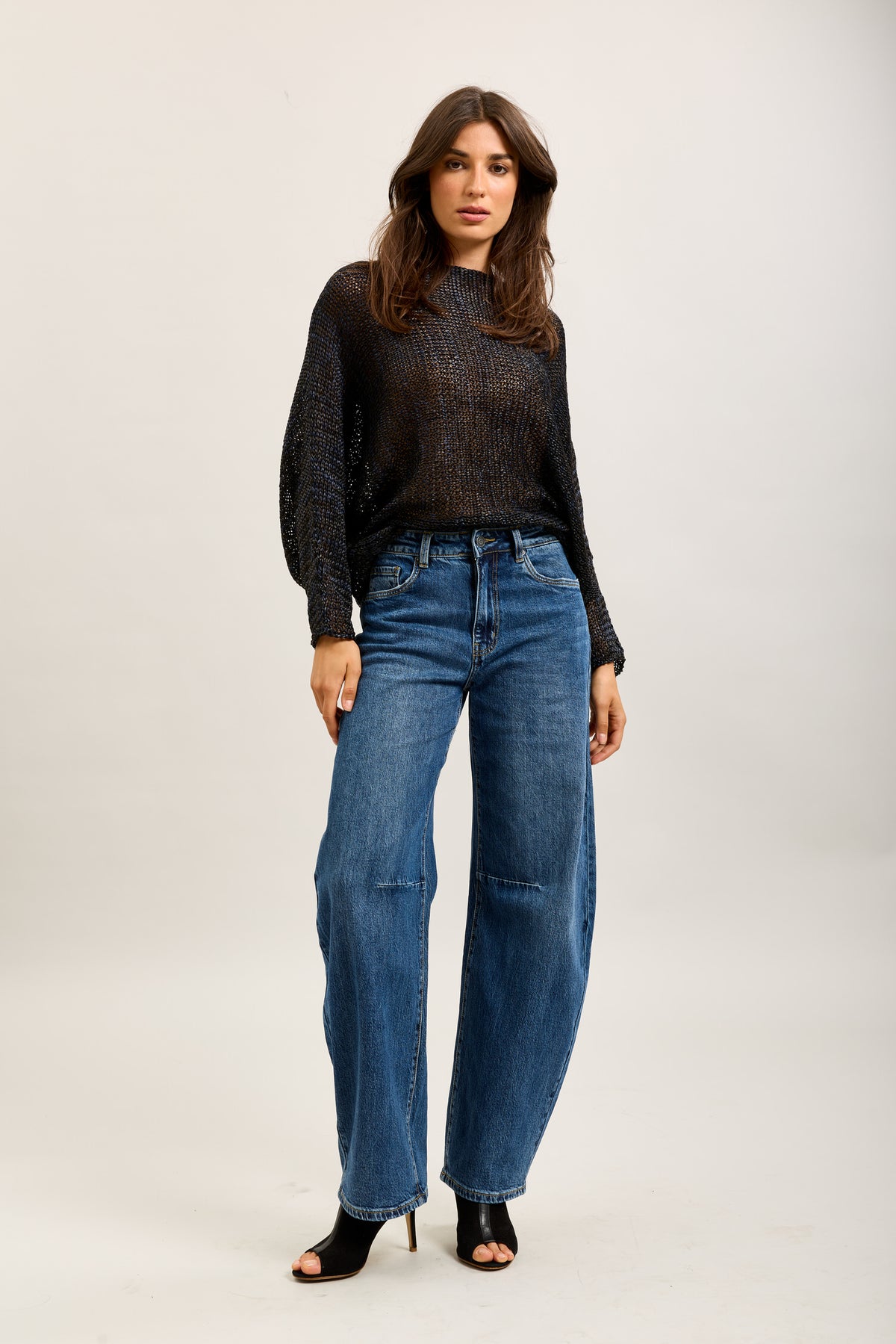 Jeans Toxik Billie baloon iets langer  donkerder