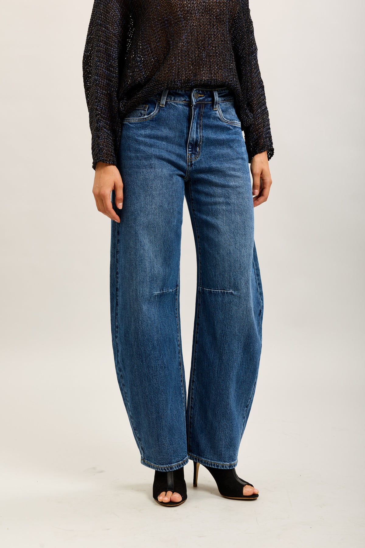 Jeans Toxik Billie baloon iets langer  donkerder