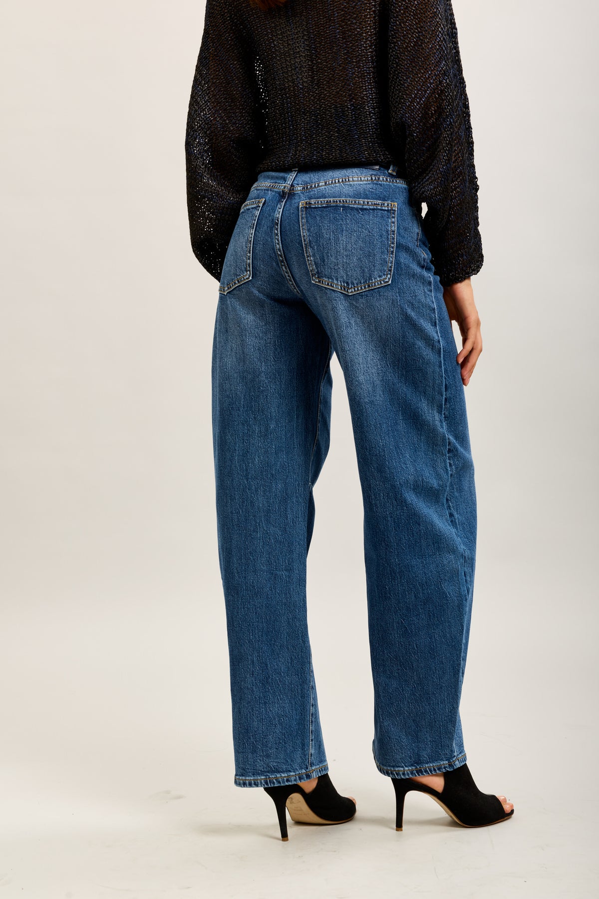 Jeans Toxik Billie baloon iets langer  donkerder