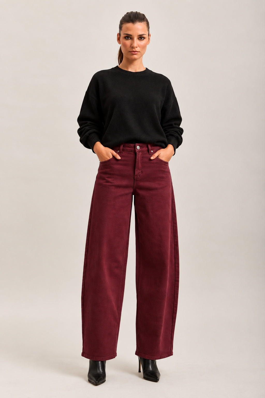 Broek Romée – Toxik Burgundy