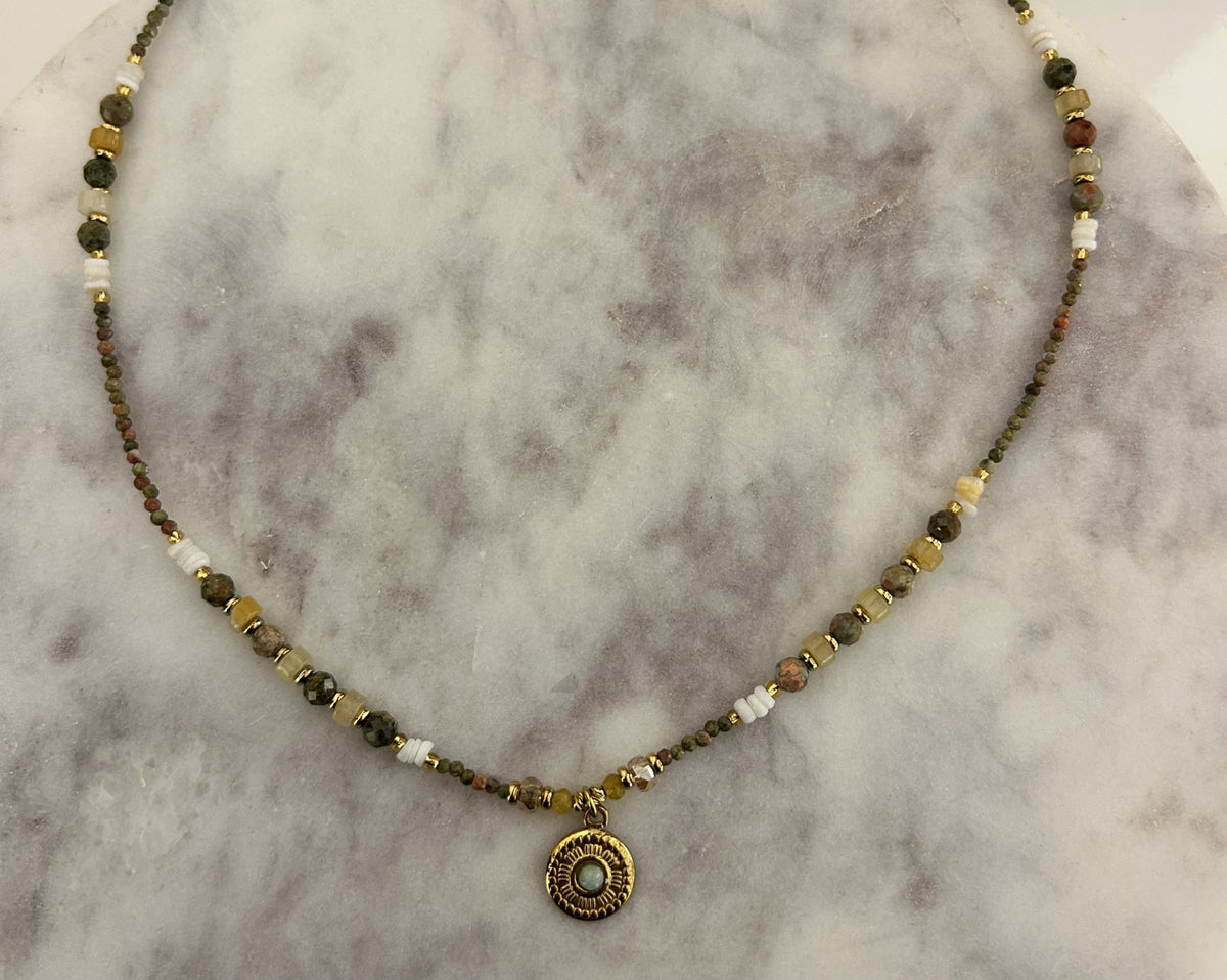 Ketting Zélie kaki