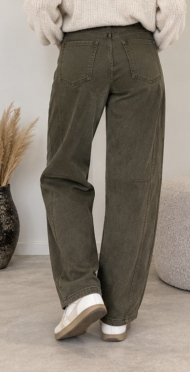 Broek Nola – Kaki Balloon Fit Toxik
