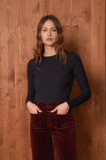 T shirt Olga donker blauw
